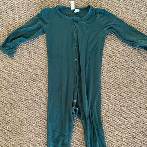 Kyte baby footie emerald green